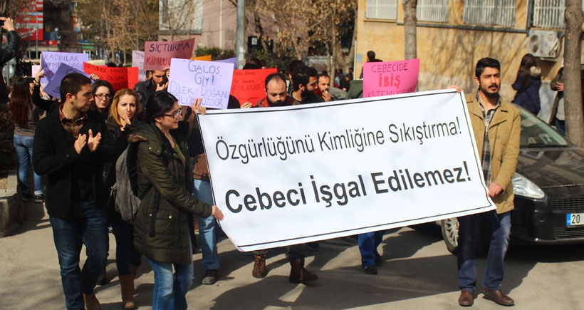 Ankara Üniversitesi Cebeci Kampüsünde kimlik uygulamasına tepki