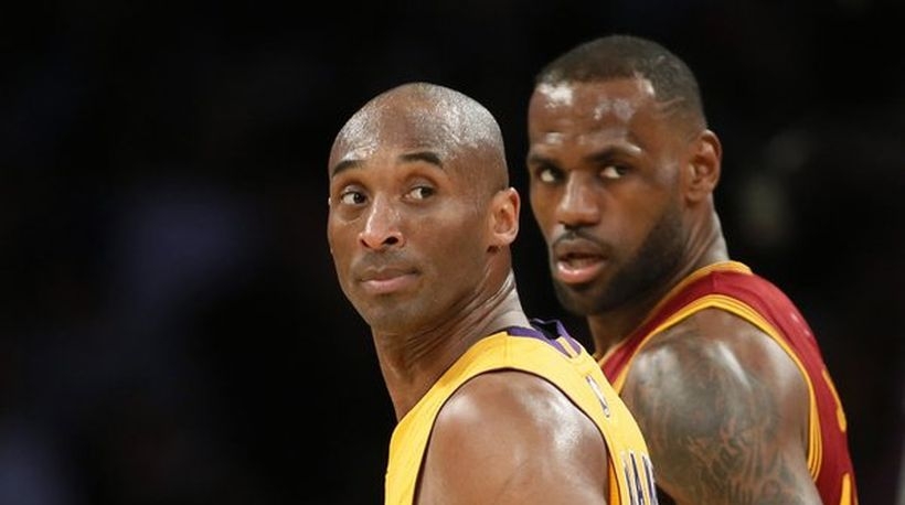 Kobe ve LeBron son kez karşı karşıya geldi