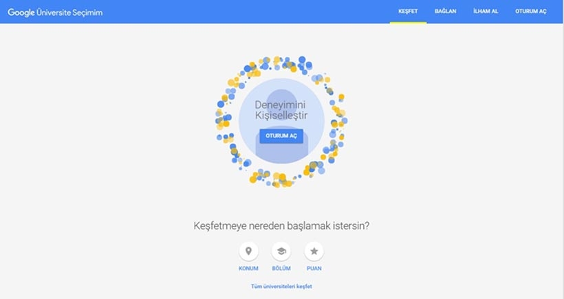 Google, üniversite seçimi yapacak öğrenciler için yeni hizmet başlattı