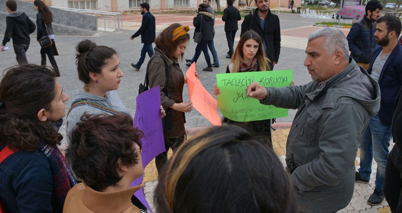 Dicle Üniversitesi'nde tacizci öğretim görevlisine rektörlük, Valilik ve emniyet koruması