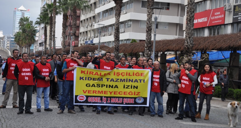 Genel İş İzmir'de yarım gün iş bırakacak