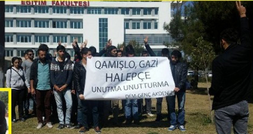 Akdeniz Üniversitesi'nde anmalara polis saldırısı, gözaltılar var