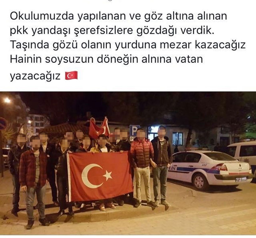 Çan’da tehlikeli kışkırtma