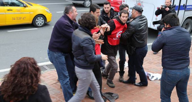 Taşerona karşı yürümek istedikleri için gözaltına alınan 6 işçi serbest bırakıldı