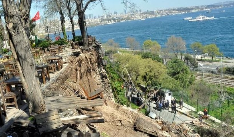 Gülhane Parkı'nda duvar çöktü: 2 ölü 5 yaralı