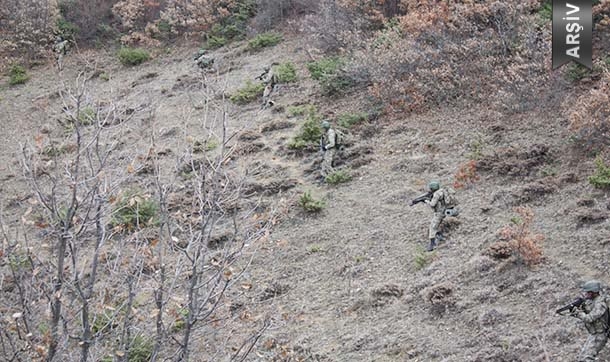 Karakurt'ta çıkan çatışmada 2 asker yaralandı