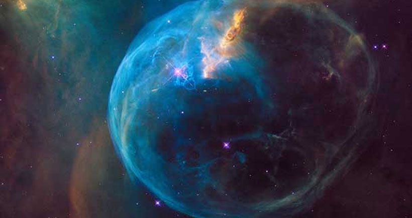 Hubble, yıldızlararası dev baloncuğu görüntüledi