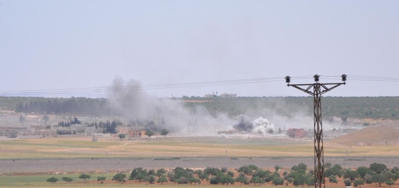 Karkamış'a IŞİD kontrolündeki bölgeden havan mermisi atıldı