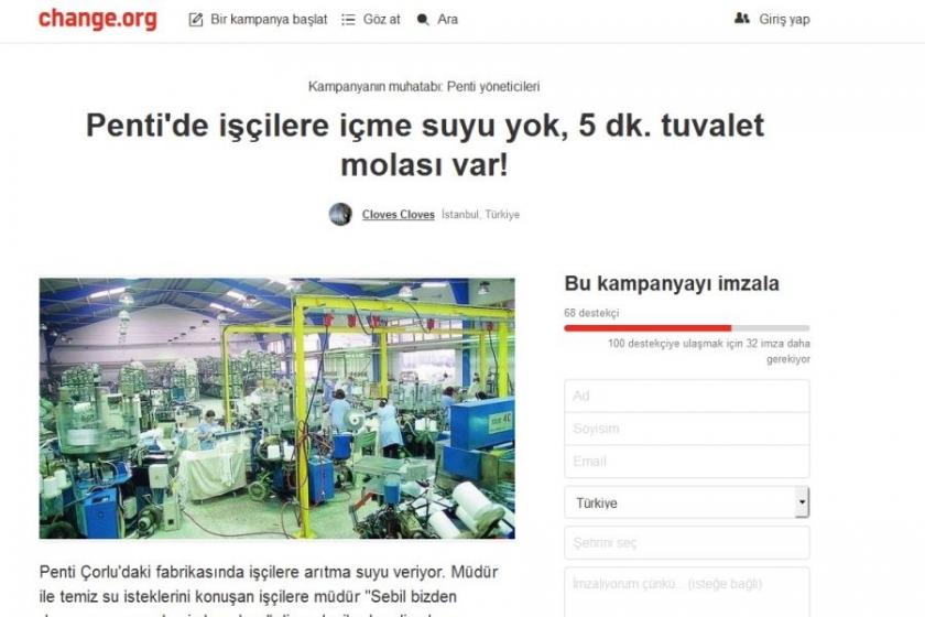 Penti’yi boykot çağrısı