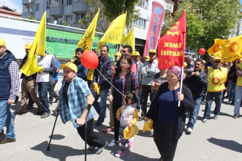 Emekçiler Çorum'da taleplerini haykırdı