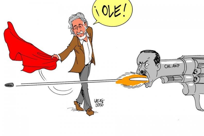 Carlos Latuff, Can Dündar'a sıkılan kurşunu çizdi