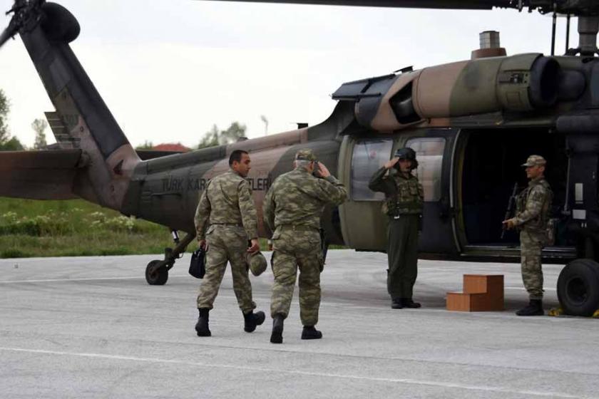 Orgeneral Adem Huduti, Hakkari'deki çatışma bölgesine gitti