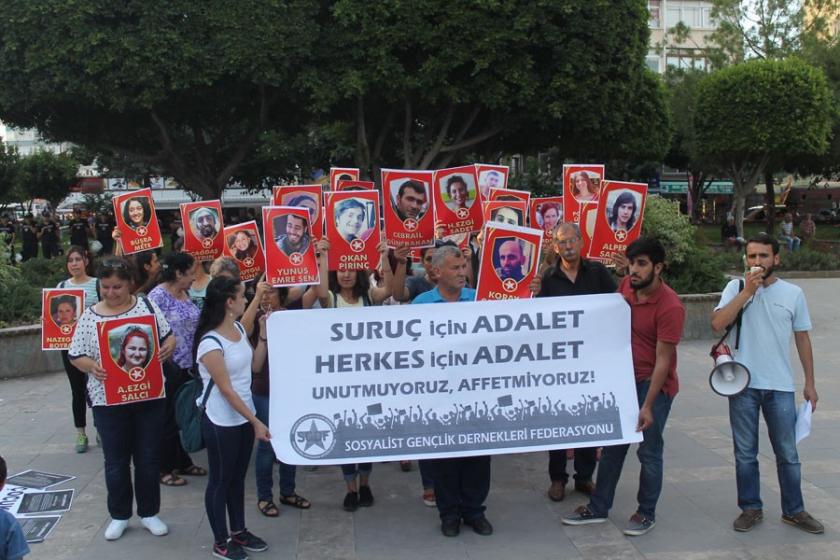 Suruç’ta hayatını kaybedenler Adana’da anıldı