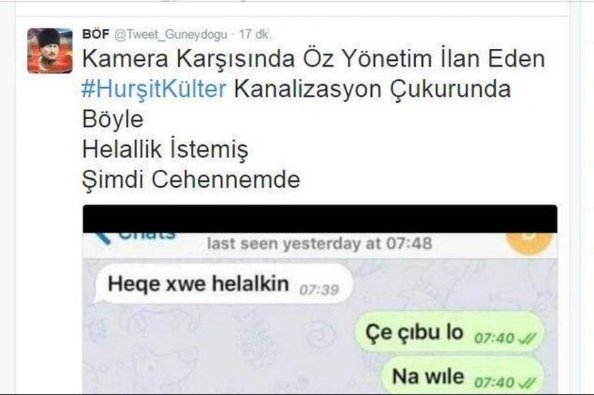 Kontra hesap Külter'in infaz edildiğini ileri sürdü