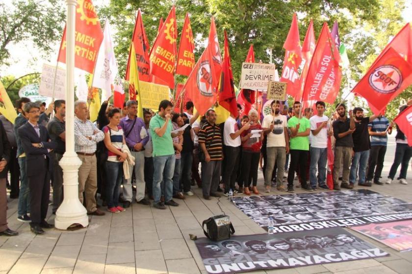 Antep’te Gezi’den Roboski’ye katliamlar protesto edildi