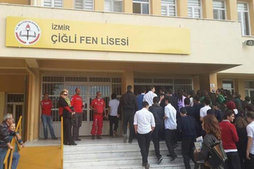 Çiğli Fen Lisesi öğrencilerinden gericiliğe karşı bildiri