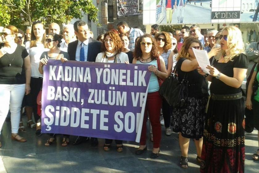 Manisa'da 8 Mart yürüyüşüne verilen cezalar protesto edildi