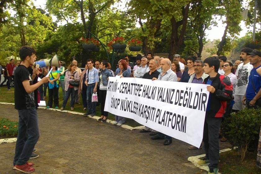 Sinop’ta Cerattepe eylemi: Artvin halkı yalnız değildir!