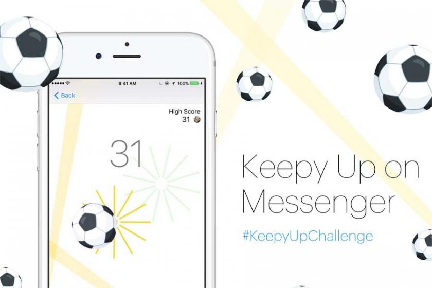 Facebook Messenger'da futbol oynayabilirsiniz