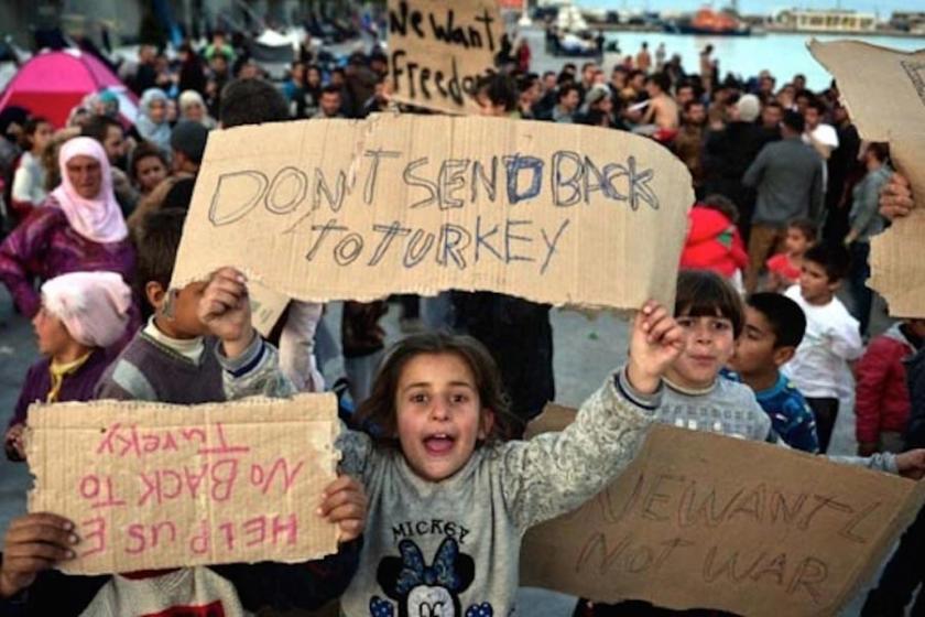 AB’ye çağrı: Suriyelileri Türkiye’ye geri göndermeyin