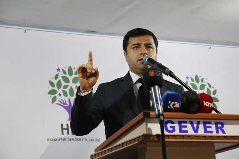 Demirtaş: Saraydaki zat, suçların üstünü örtmeye çalışıyor