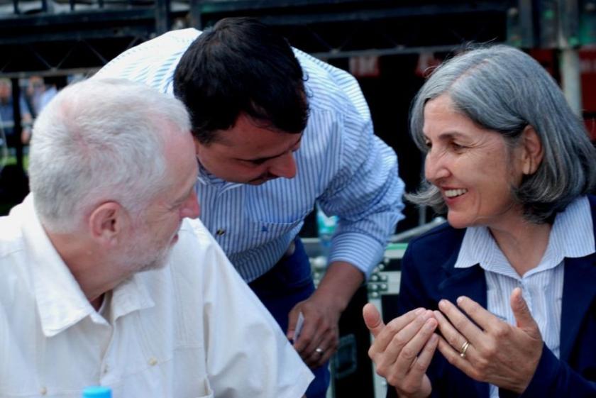 Jeremy Corbyn ve Selma Gürkan Londra'da görüştü