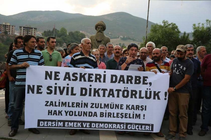 Dersimliler: Ne askeri darbe, ne sivil diktatörlük istiyoruz