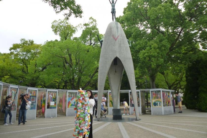 Barış için turna kuşları Japonya'ya ulaştı