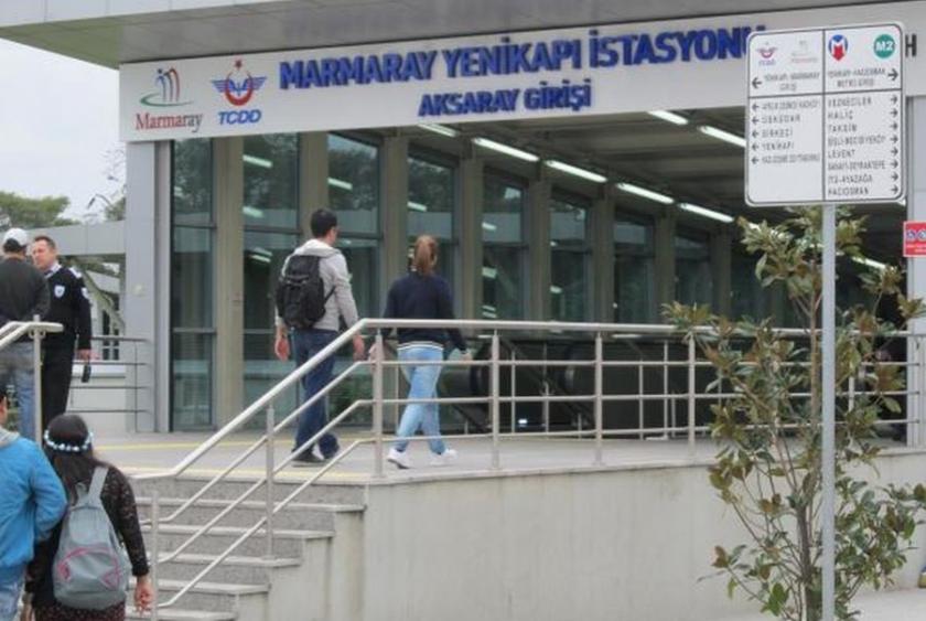 Marmaray'da polis şiddeti