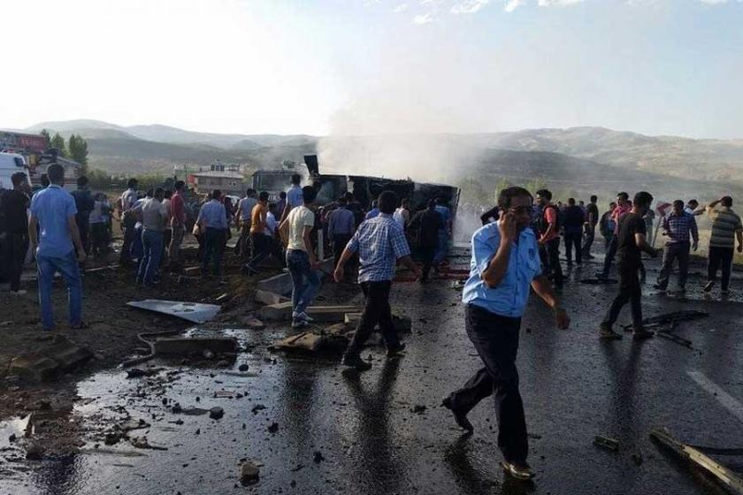 Bingöl'de polis aracına saldırı: 7 polis hayatını kaybetti