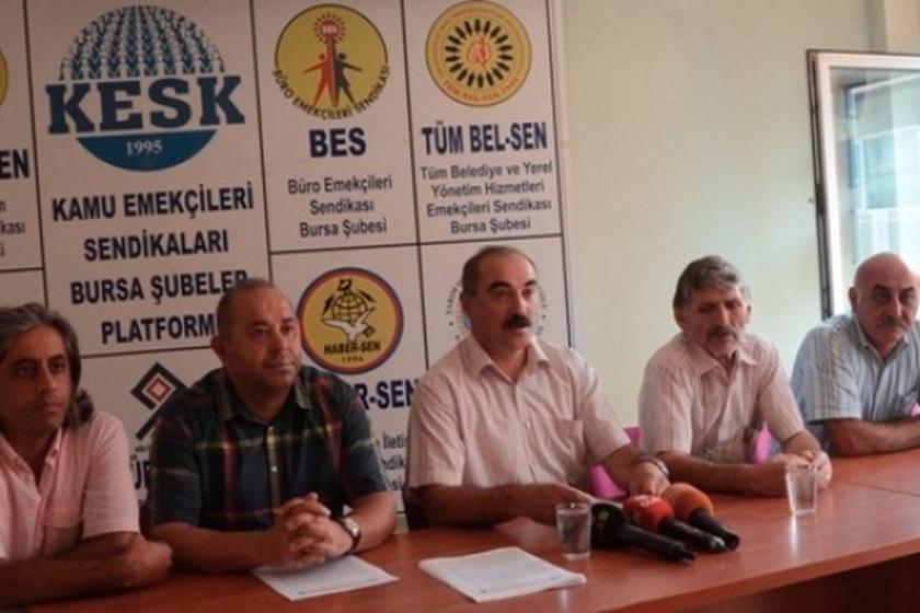 Bursa’da 19 KESK üyesi kamu emekçisi açığa alındı