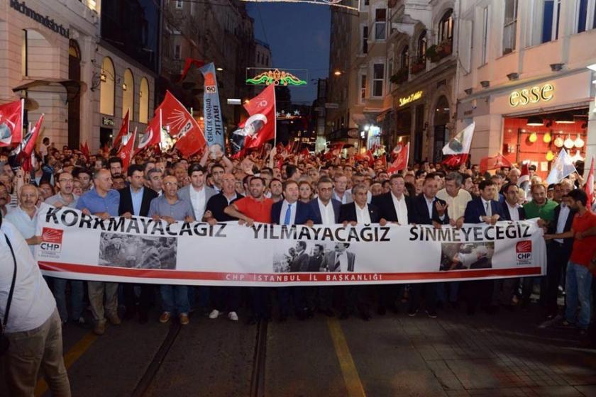 İstanbul’da Kılıçdaroğlu'na yapılan saldırı protesto edildi