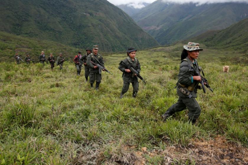 FARC militanları silah bırakma alanlarına ulaştı