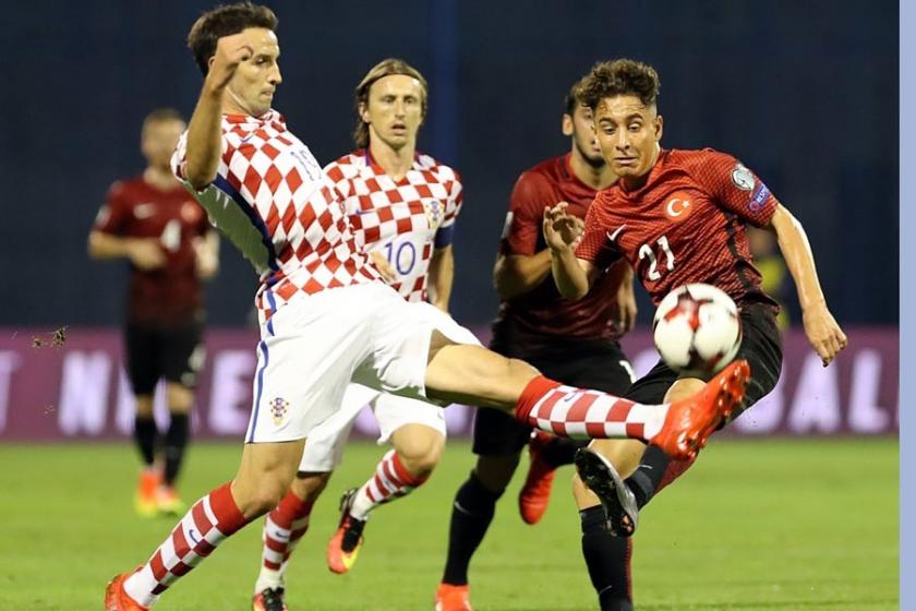 Türkiye, Hırvatistan deplasmanında 1-1 berabere kaldı