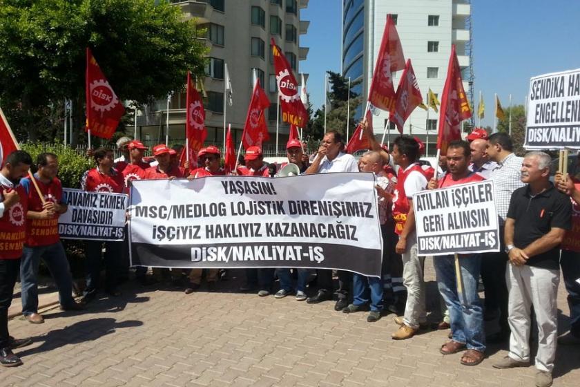 Mersin’de MSC/MEDLOG Lojistik’te işçi kıyımı