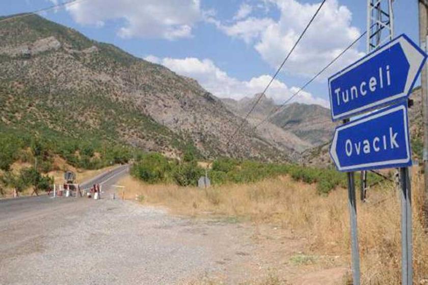 Dersim-Ovacık karayolu ulaşıma kapatıldı