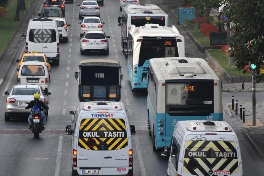 İstanbul'da pazartesi trafiği