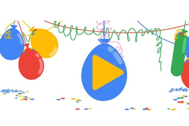 Google 18. yaşına özel doodle yaptı