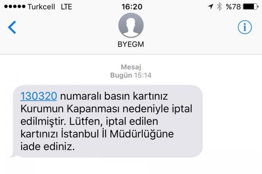 Hayatın Sesi çalışanlarının basın kartı iptal edildi