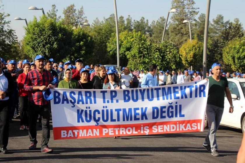 Batman'da bin 500 petrol işçisi iş bıraktı