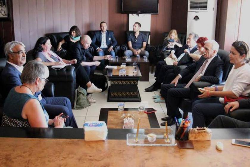 Avrupa Parlamentosu heyeti Ahmet Türk'ü ziyaret etti