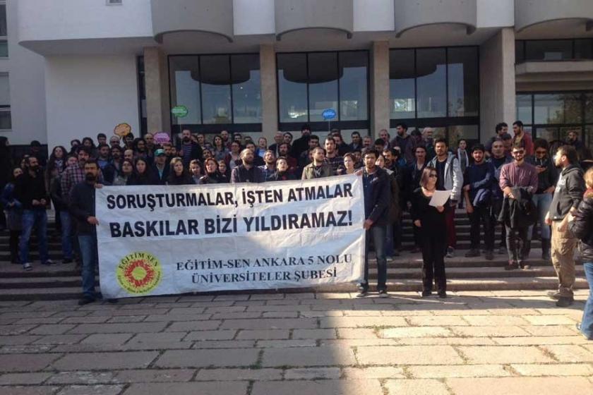 ODTÜ’de soruşturmalara karşı direniş çadırı