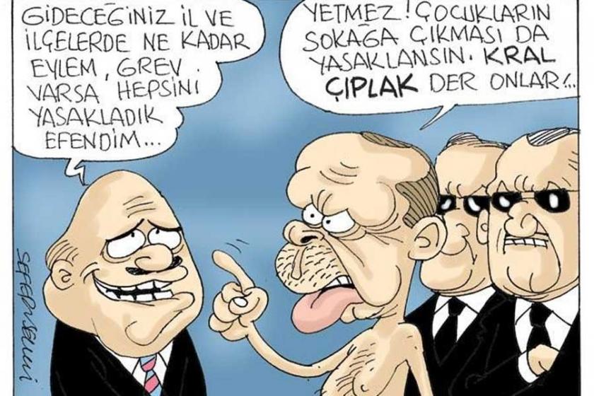 Ankara’da karikatür sürgünü!