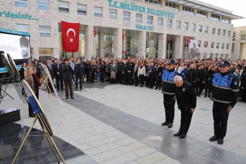 Mustafa Kemal Atatürk Nilüfer’de anıldı