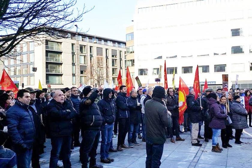 Danimarka’da dayanışma mitingi