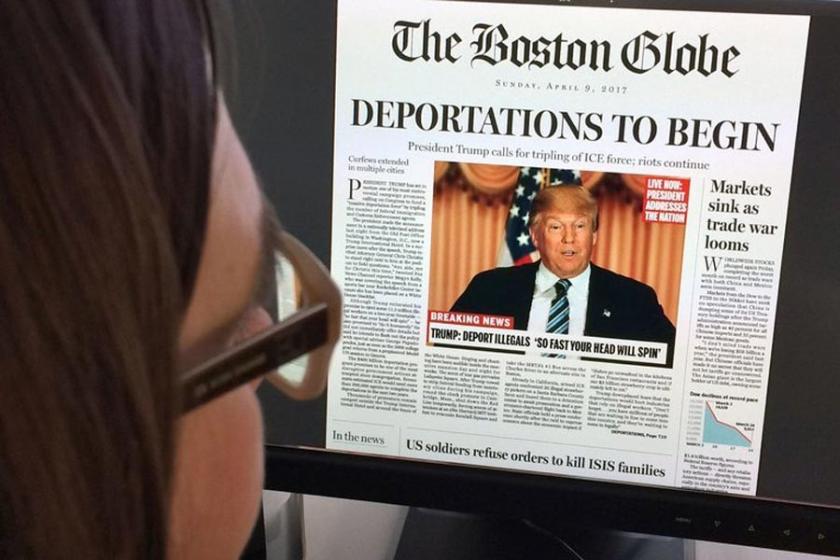 Trump, New York Times’ı ziyaret etti