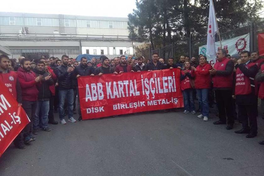 Kartal  ABB işçileri ‘İnsanca yaşam ve ücret’ için eylemde