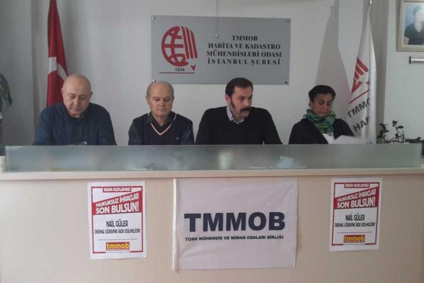 TMMOB: Nail Güler derhal görevine iade edilsin!