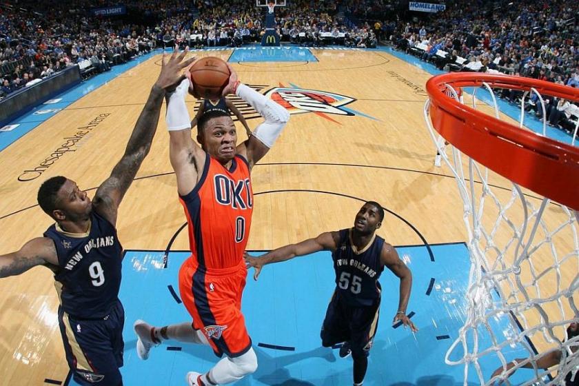 Russell Westbrook yine NBA tarihinde