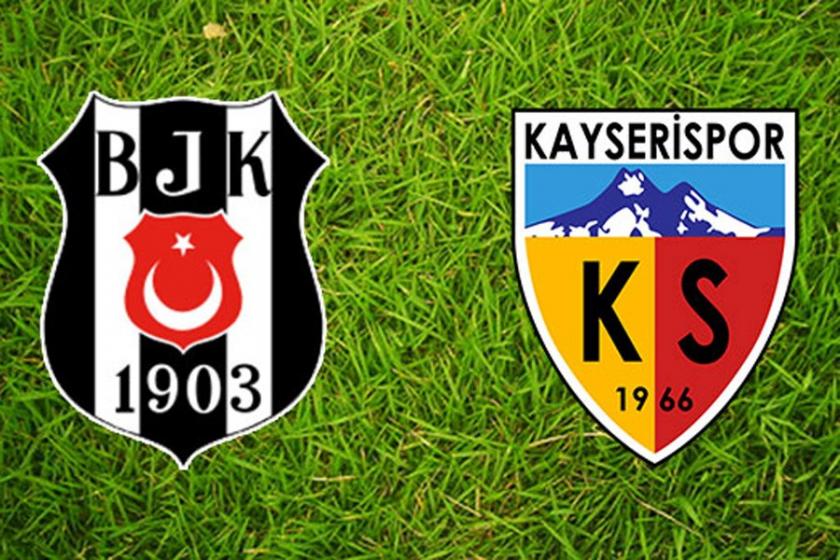 Beşiktaş, Kayserispor'u 2-1 yendi